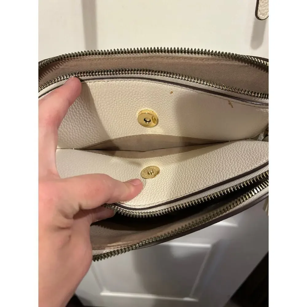 Nanette Lepore Crossbody Cream Bag